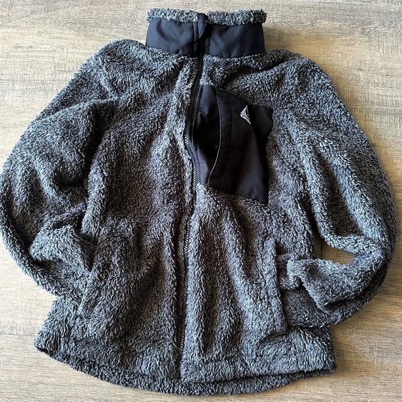 GERRY-Full Zip Up Mock-Long Sleeve-Gray Fleece Boy’s Jacket- Medium 10/12 - Picture 5 of 6